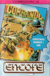 Box cover for Commando on the Commodore Plus 4.