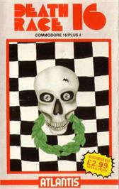Box cover for Death Race on the Commodore Plus 4.