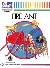 Box cover for Fire Ant on the Commodore Plus 4.