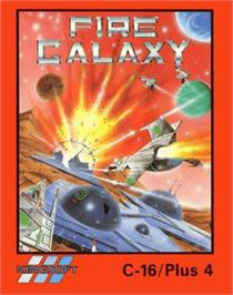 Box cover for Fire Galaxy on the Commodore Plus 4.