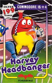 Box cover for Harvey Headbanger on the Commodore Plus 4.