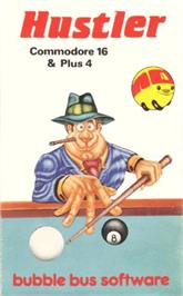 Box cover for Hustler on the Commodore Plus 4.
