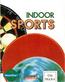 Box cover for Indoor Sports on the Commodore Plus 4.