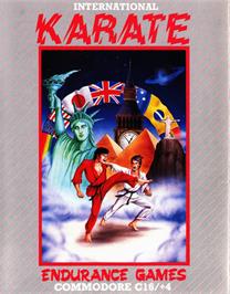 Box cover for International Karate on the Commodore Plus 4.