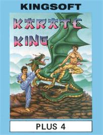 Box cover for Karate King on the Commodore Plus 4.