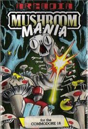 Box cover for Mushroom Mania on the Commodore Plus 4.