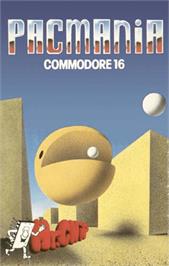 Box cover for Pacmania on the Commodore Plus 4.