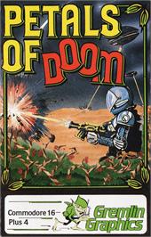 Box cover for Petals Of Doom on the Commodore Plus 4.