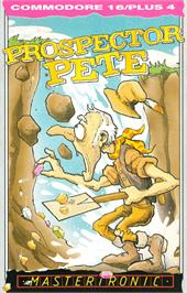Box cover for Prospector Pete on the Commodore Plus 4.