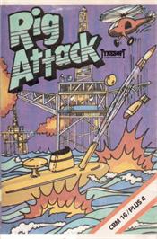 Box cover for Rig Attack on the Commodore Plus 4.