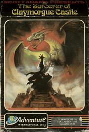 Box cover for Sorcerer Of Claymorgue Castle on the Commodore Plus 4.