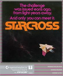 Box cover for Starcross on the Commodore Plus 4.