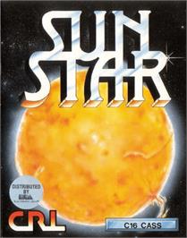 Box cover for Sun Star on the Commodore Plus 4.