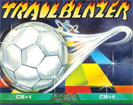 Box cover for Trailblazer on the Commodore Plus 4.