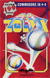 Box cover for Zolyx on the Commodore Plus 4.