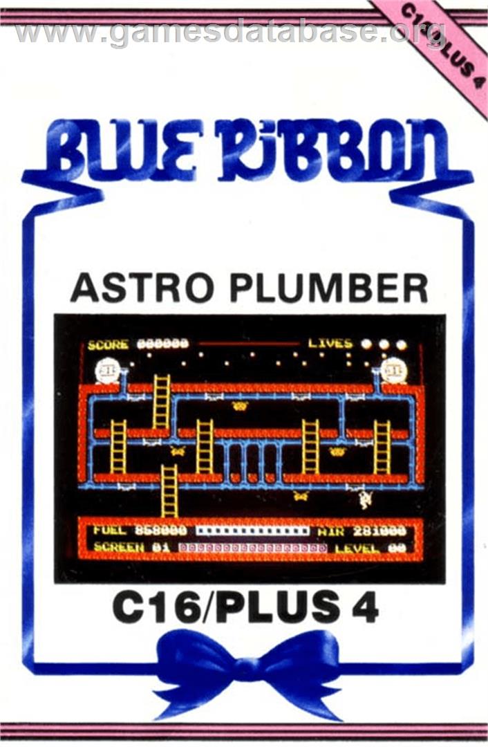 Astro Plumber - Commodore Plus 4 - Artwork - Box