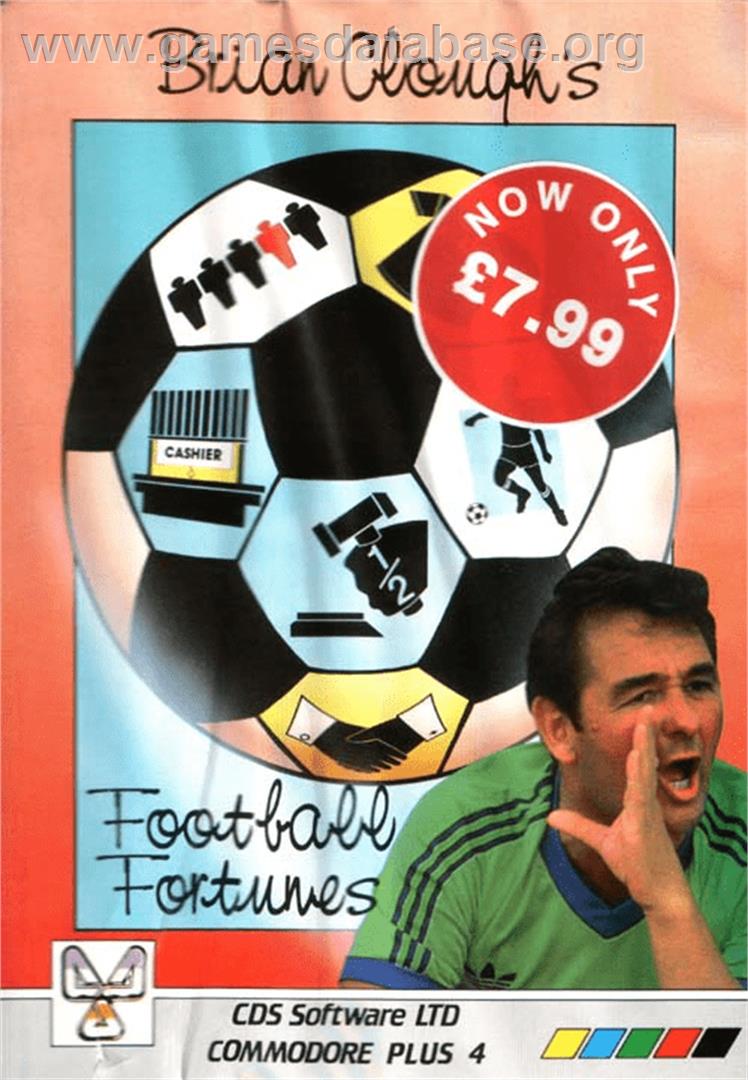 Brian Clough's Football Fortunes - Commodore Plus 4 - Artwork - Box