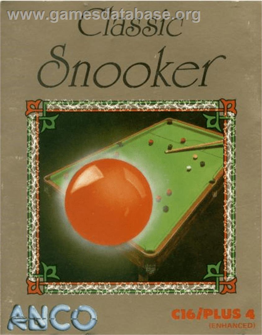 Classic Snooker - Commodore Plus 4 - Artwork - Box