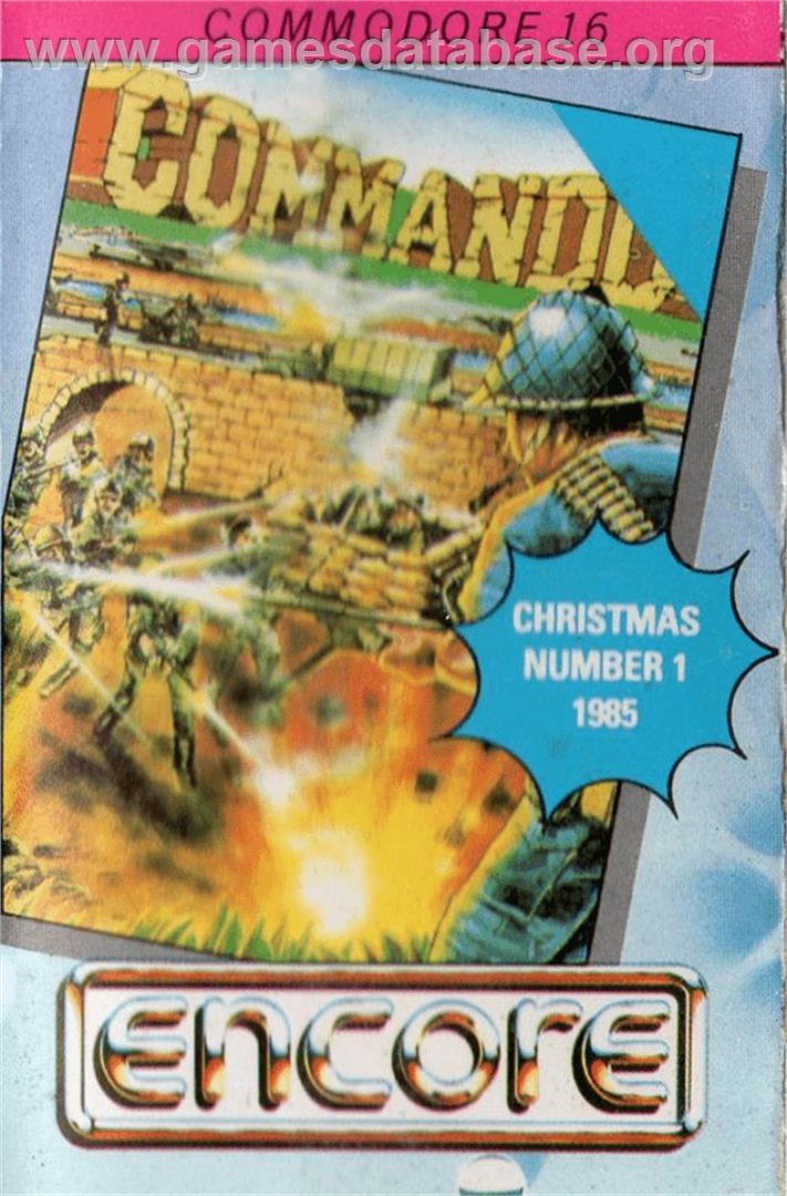 Commando - Commodore Plus 4 - Artwork - Box