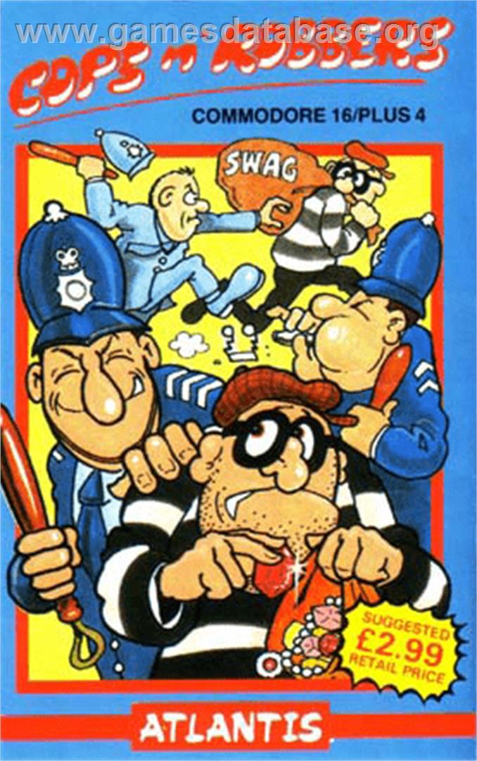 Cops N' Robbers - Commodore Plus 4 - Artwork - Box