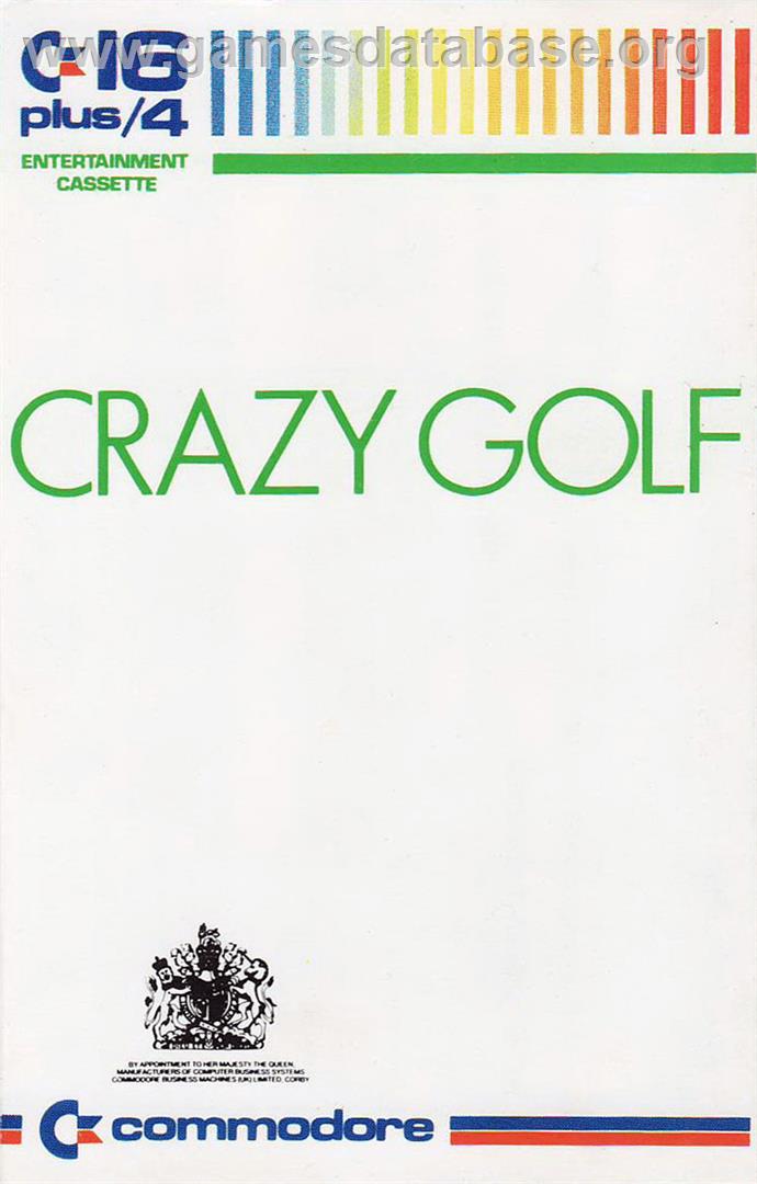 Crazy Golf - Commodore Plus 4 - Artwork - Box