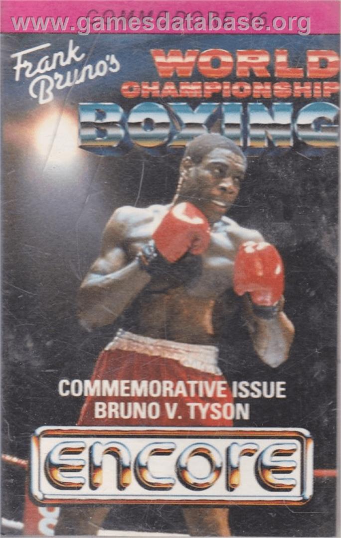 Frank Bruno's Boxing - Commodore Plus 4 - Artwork - Box