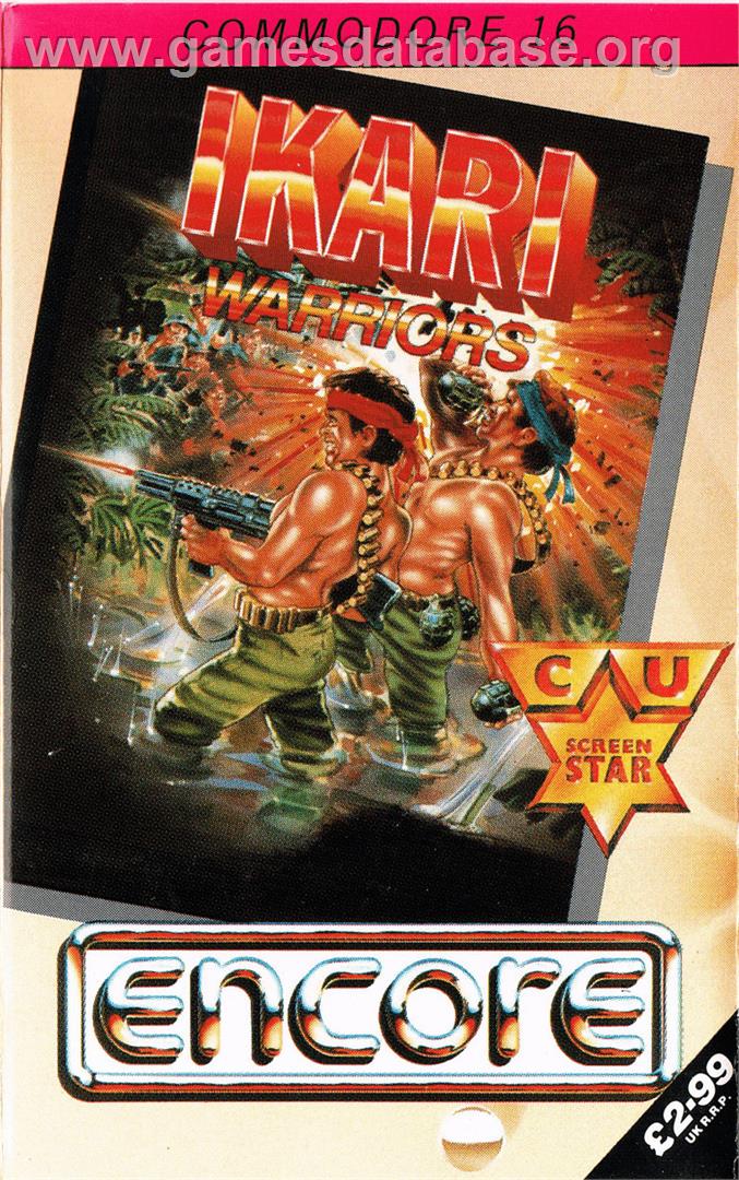 Ikari Warriors - Commodore Plus 4 - Artwork - Box