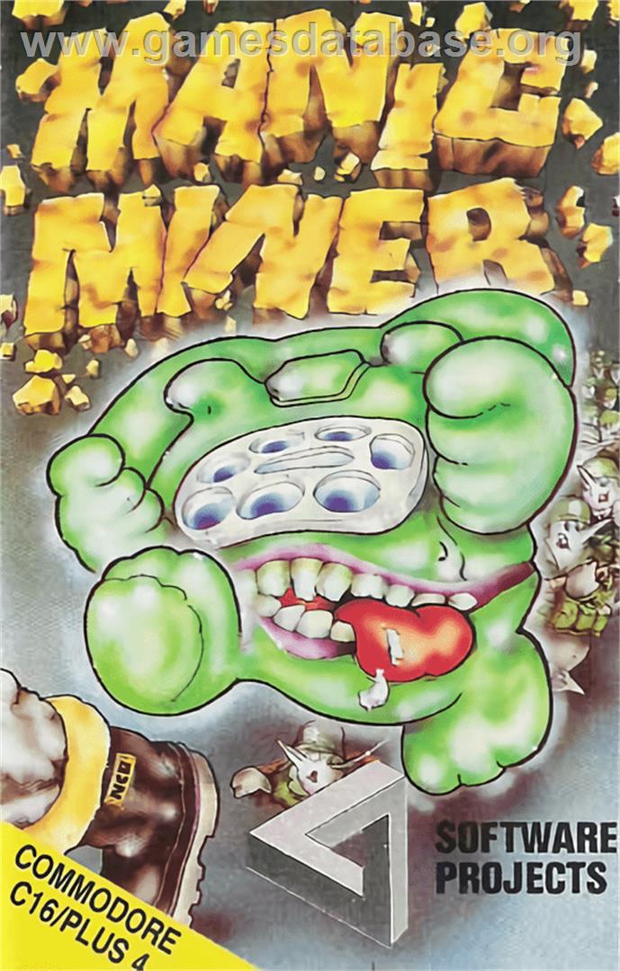 Manic Miner - Commodore Plus 4 - Artwork - Box