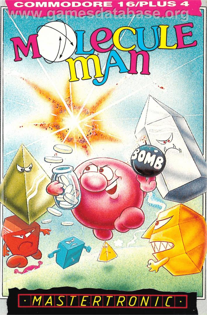 Molecule Man - Commodore Plus 4 - Artwork - Box