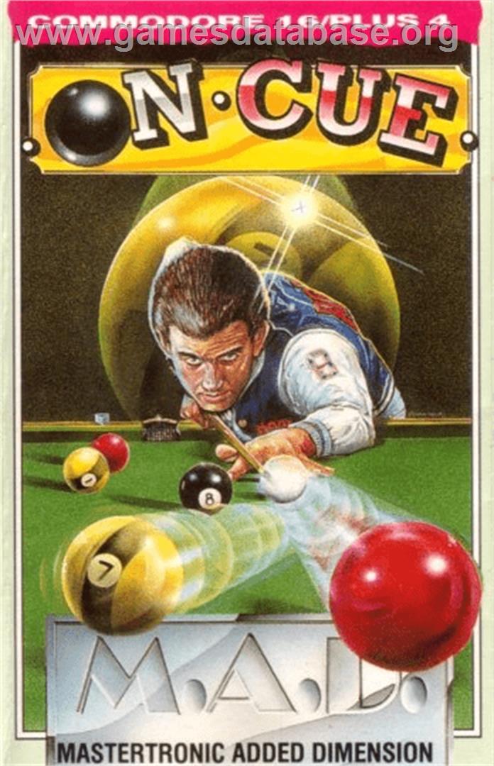 On Cue - Commodore Plus 4 - Artwork - Box