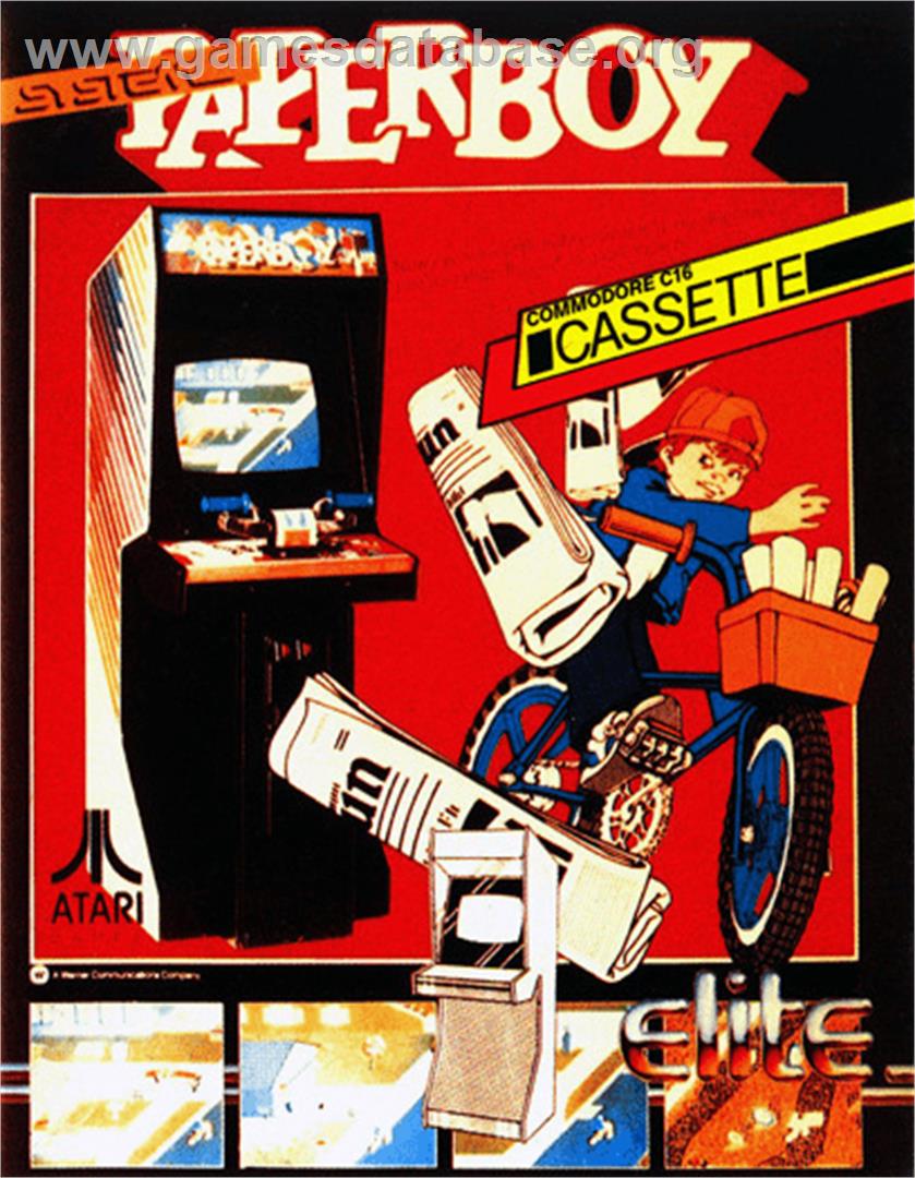 Paperboy - Commodore Plus 4 - Artwork - Box
