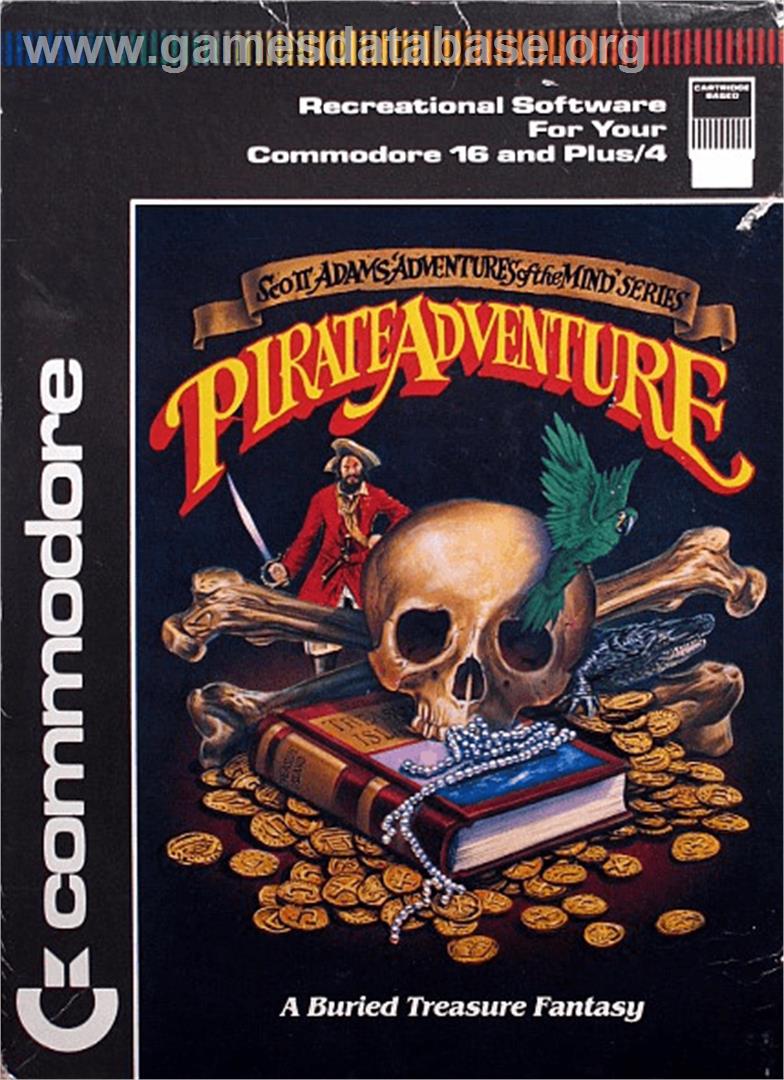 Pirate Adventure - Commodore Plus 4 - Artwork - Box