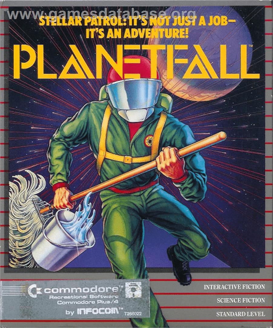 Planetfall - Commodore Plus 4 - Artwork - Box