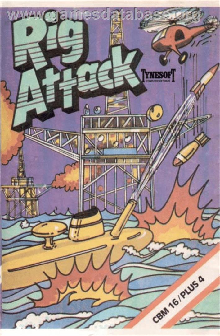 Rig Attack - Commodore Plus 4 - Artwork - Box
