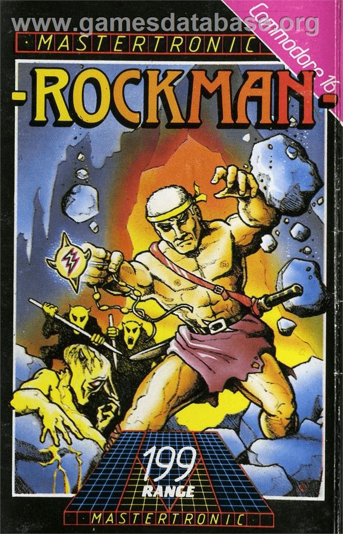 Rockman - Commodore Plus 4 - Artwork - Box