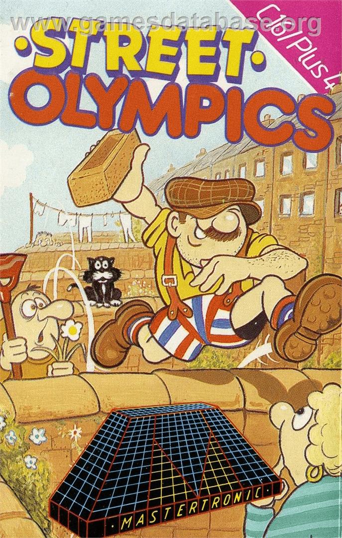 Street Olympics - Commodore Plus 4 - Artwork - Box
