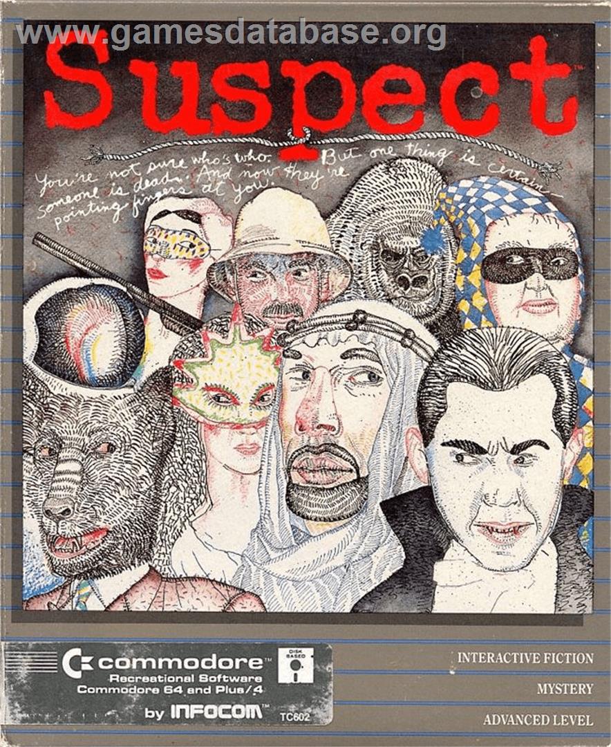 Suspect - Commodore Plus 4 - Artwork - Box