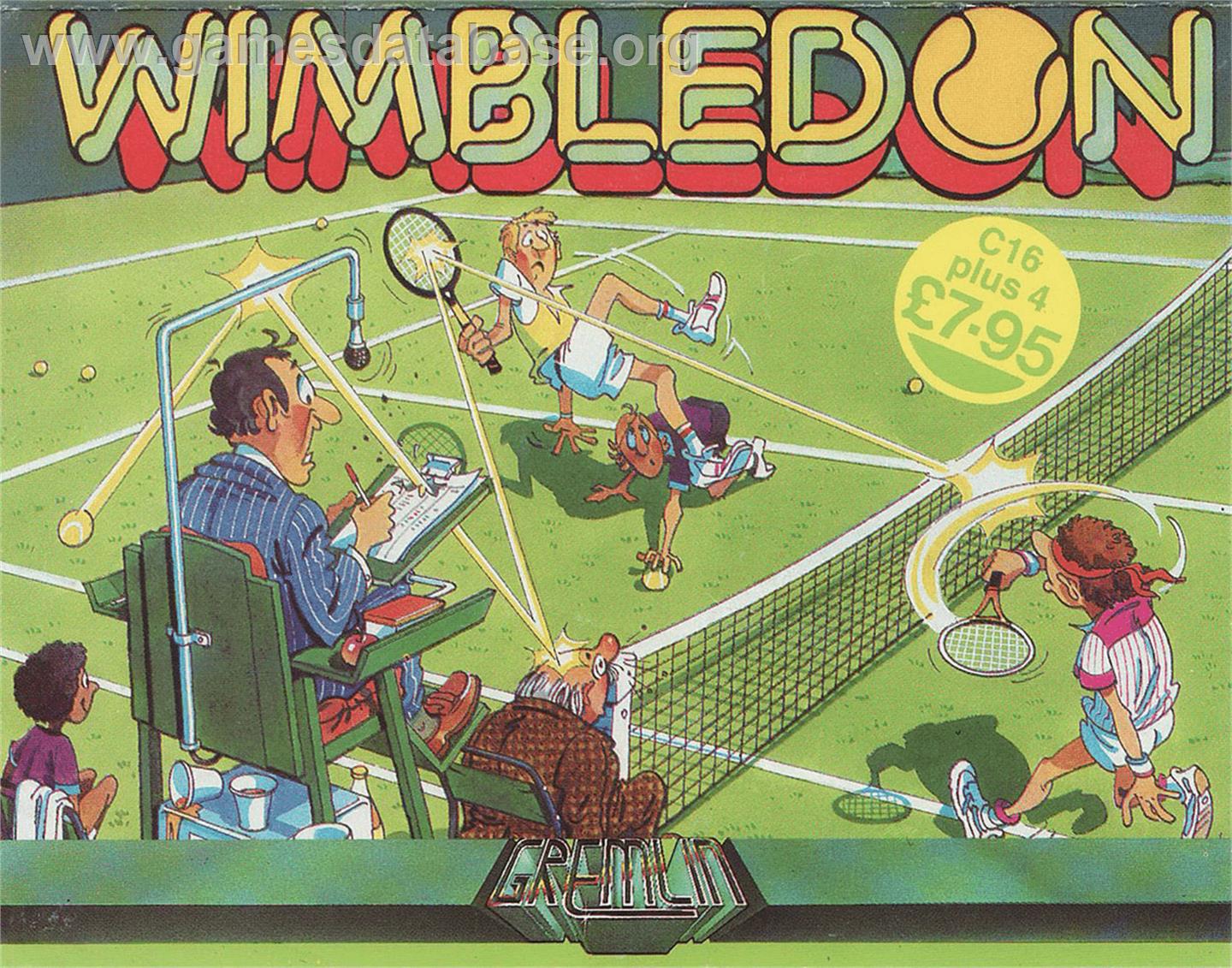 Wimbledon - Commodore Plus 4 - Artwork - Box