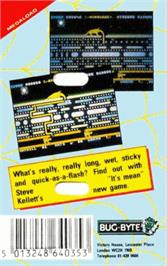Box back cover for Aardvark on the Commodore Plus 4.