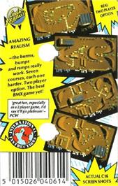Box back cover for Bmx Simulator on the Commodore Plus 4.