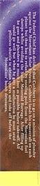 Box back cover for Cuthbert In Space on the Commodore Plus 4.