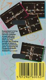 Box back cover for Frenesis on the Commodore Plus 4.