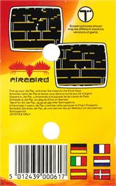 Box back cover for Runner on the Commodore Plus 4.