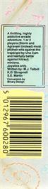 Box back cover for Storm on the Commodore Plus 4.