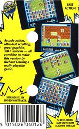 Box back cover for Terra Cognita on the Commodore Plus 4.