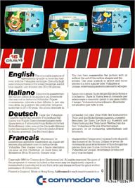 Box back cover for Viduzzles on the Commodore Plus 4.