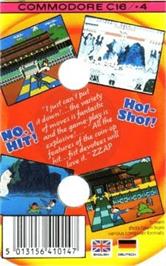 Box back cover for Yie Ar Kung-Fu on the Commodore Plus 4.