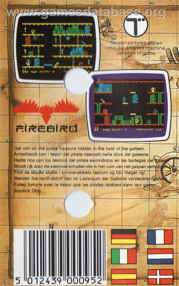 Booty - Commodore Plus 4 - Artwork - Box Back
