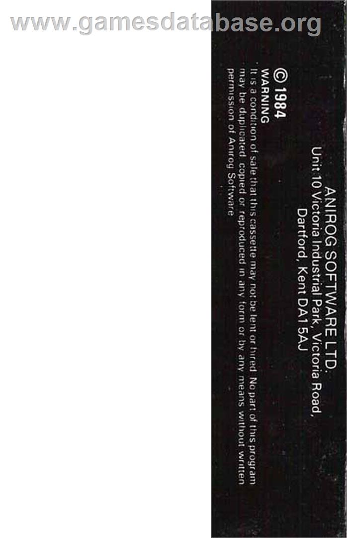 Flight Path 737 - Commodore Plus 4 - Artwork - Box Back