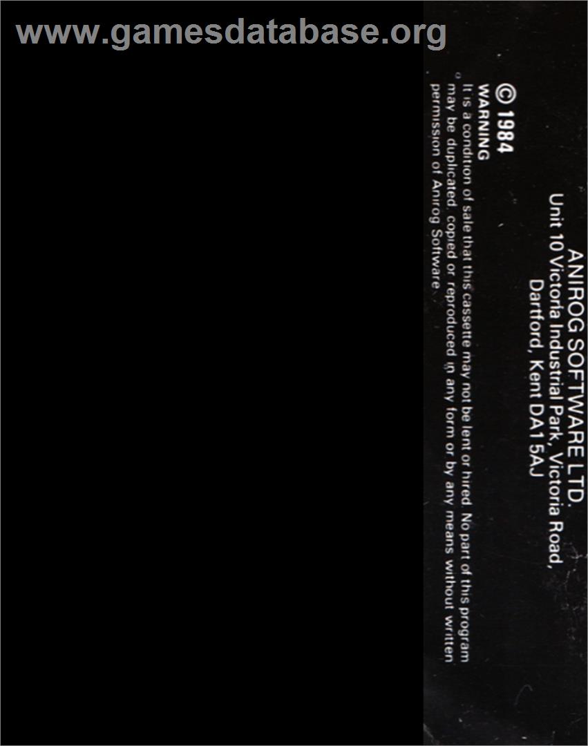 Moon Buggy - Commodore Plus 4 - Artwork - Box Back